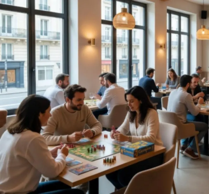 Ambiance moderne et conviviale aux Jeux de Paris
